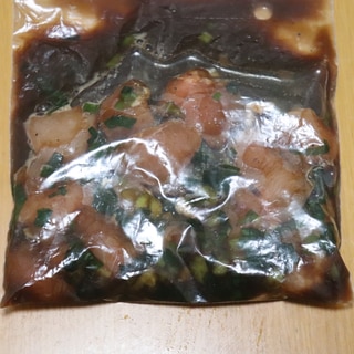 【仕込み料理】鶏モモ肉ビフテキソース